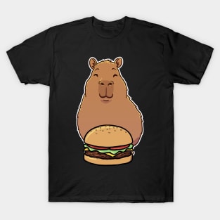 Capybara Hamburger T-Shirt